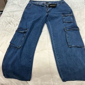 Shein sexy cargo Jeans